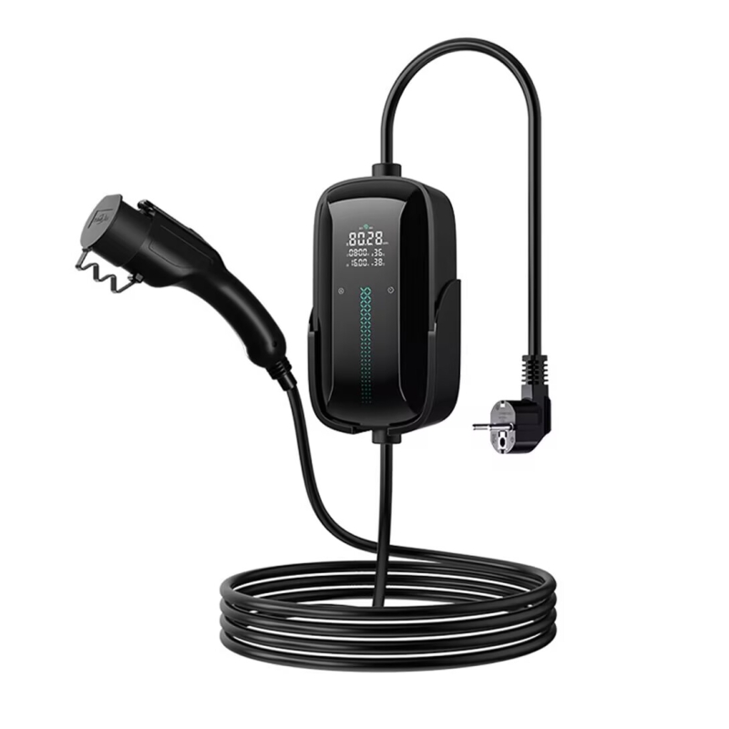 RU-AC-Q700 Portable Onboard Charger, Home Charging Gun with Smart Display