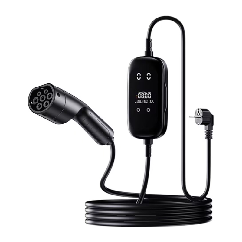 Electric Vehicle Charging Gun, Fast Charging Battery Portable Household Waterproof 16A